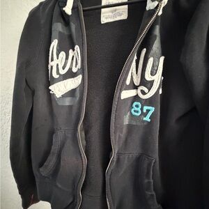 Aeropostale Black Fleece Jacket
